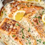 Baked Boursin Salmon