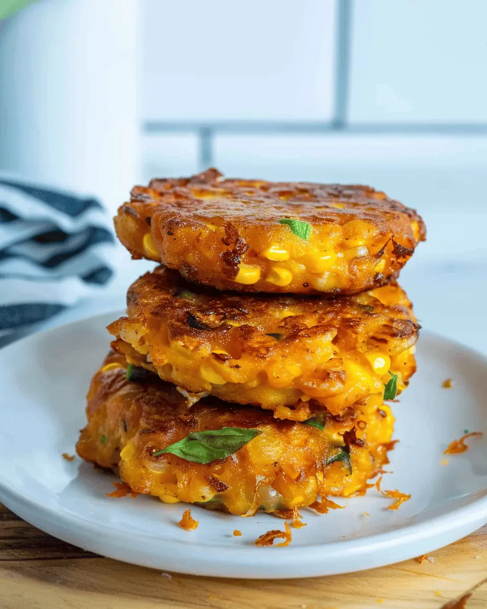 Cheesy Corn Fritters: Easy Delights with Turkey Bacon and Cheese