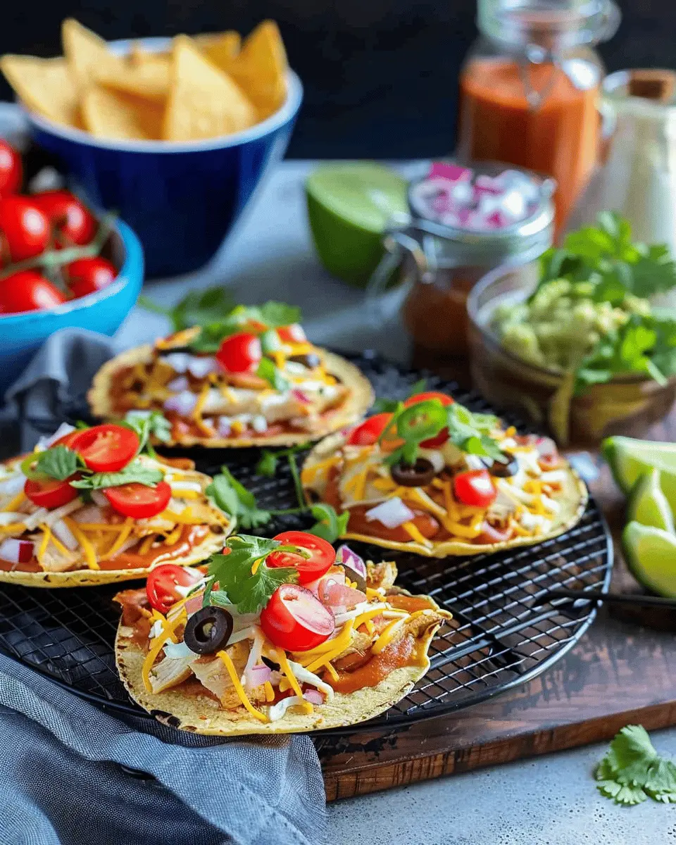 Easy Chicken Tostadas: A Flavorful Twist You’ll Love