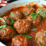 Garlic Parmesan Meatballs