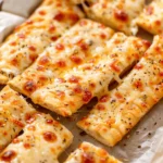 Homemade Cheesy Breadsticks