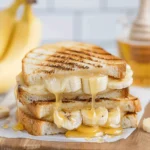 Honey Banana Grilled Cheese Sandwich