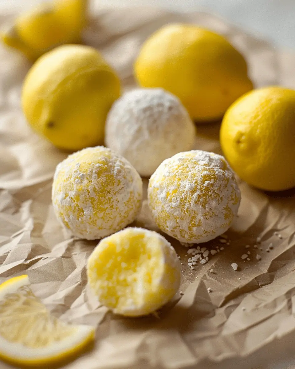 Lemon Truffles: Easy Indulgence for Homemade Sweet Treats