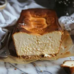 Loaf Pan Basque Cheesecake