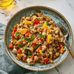Mom's Ground Turkey and Peppers