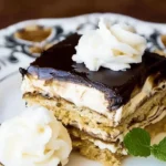 No-Bake Chocolate Eclair Cake