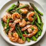 Shrimp and Asparagus Stir Fry