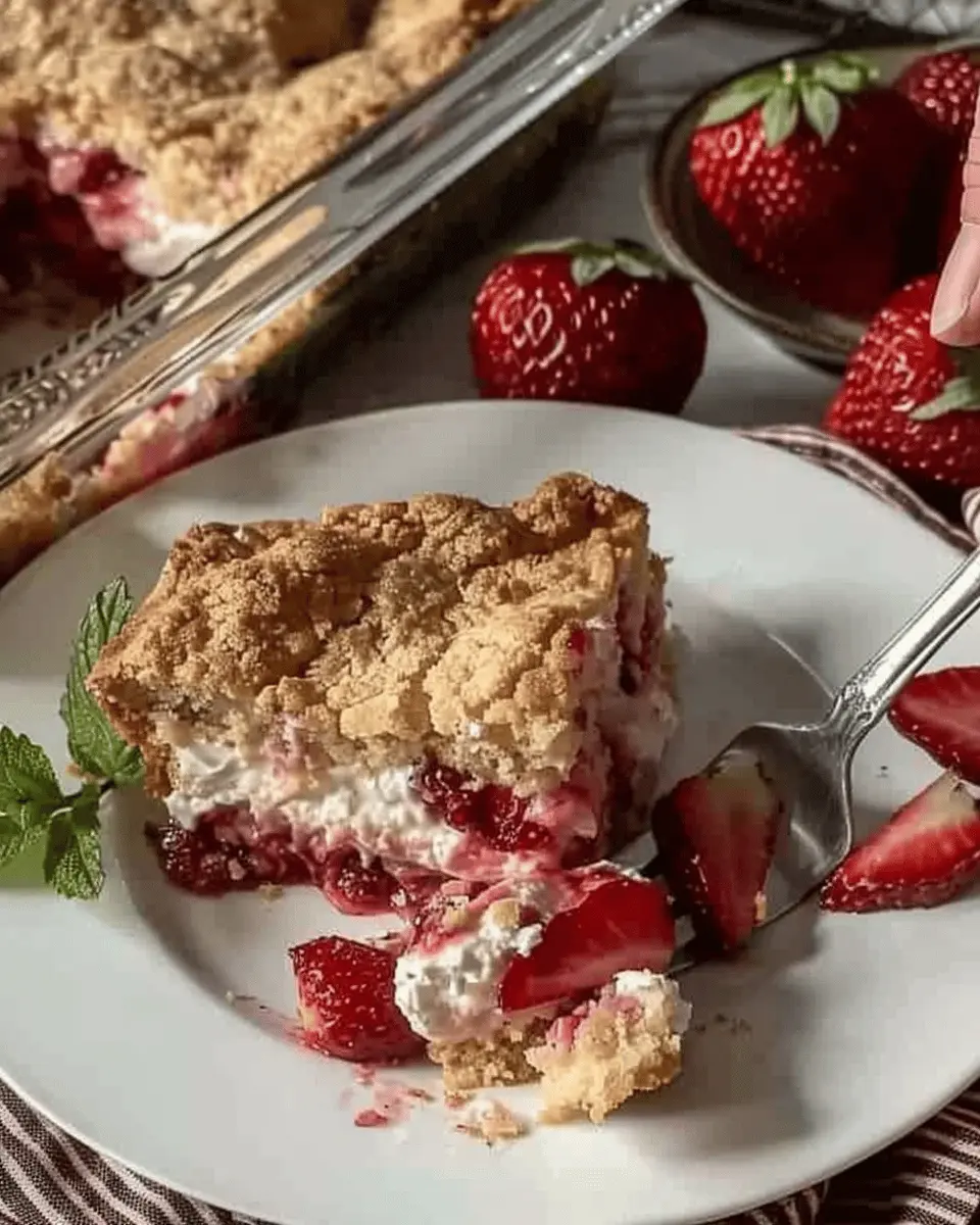 Strawberry Cheesecake Dump Cake: An Easy, Indulgent Delight