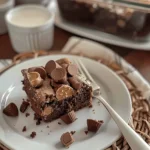 The Easiest, Fudgiest Peanut Butter Cup Dump Cake Ever!