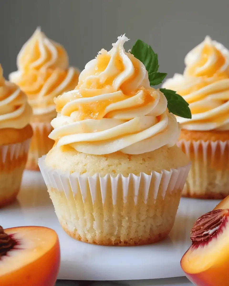 Honey Peach Cream Cheese Cupcakes: The Best Sweet Treats to Indulge In