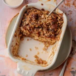 cinnamon roll protein baked oats without protein powder