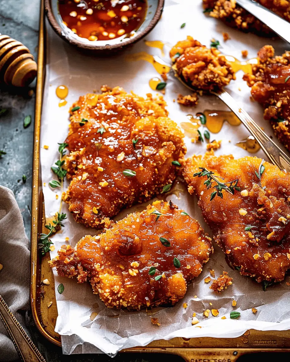 Baked Crunchy Hot Honey Chicken: The Best Comfort Food Delight