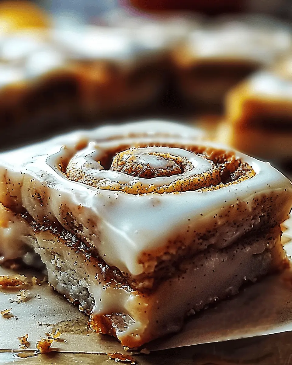 Cinnamon Roll Bliss Bars: Indulgent Treat for Every Occasion