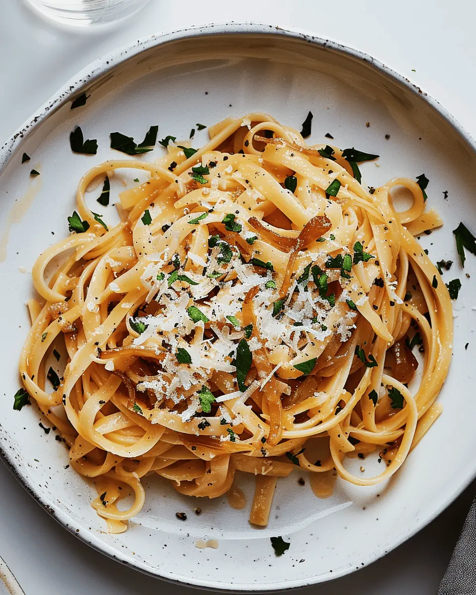 Caramelized Onion Pasta: The Best Cozy Dinner You’ll Love