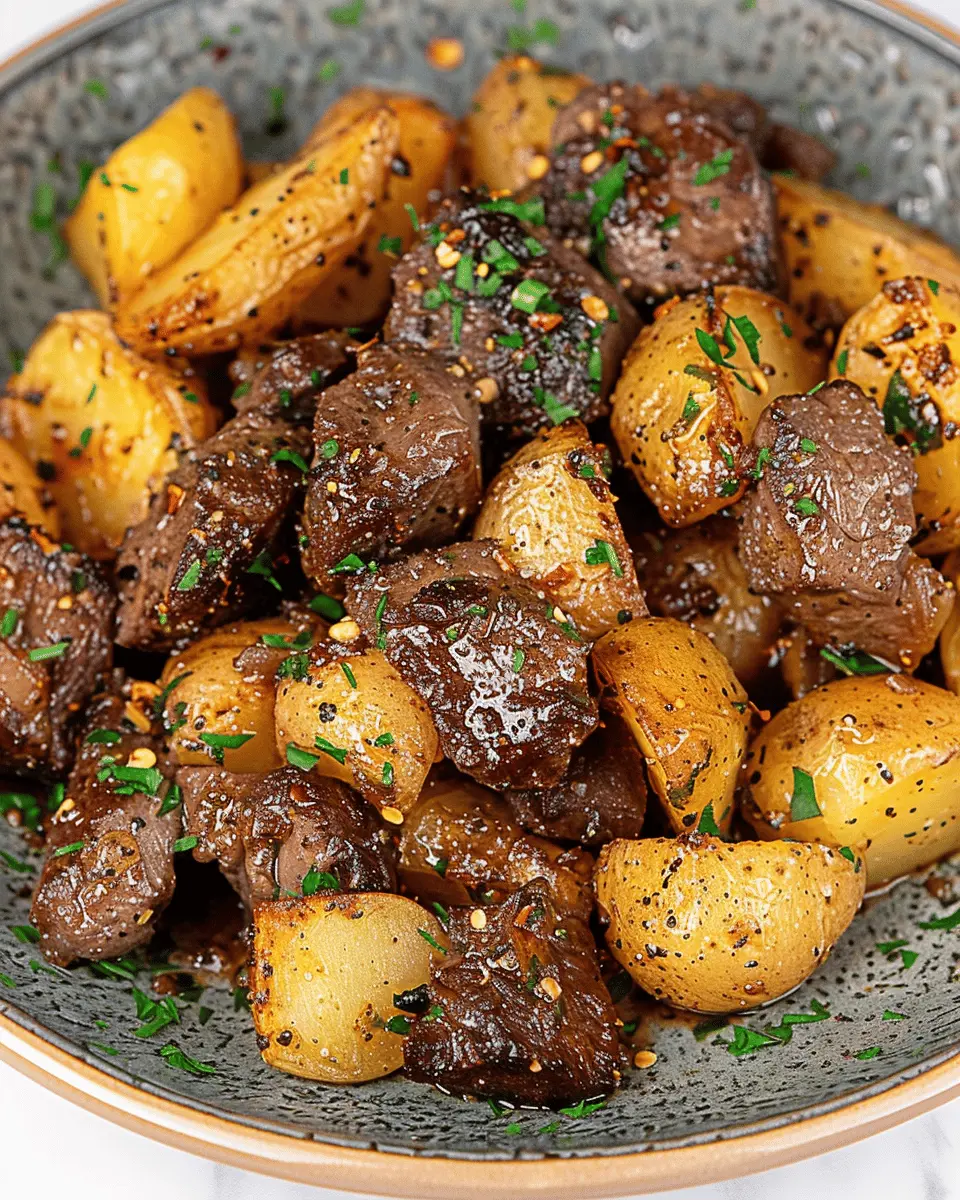 Garlic Butter Steak and Potatoes: Easy Comfort Food Delight