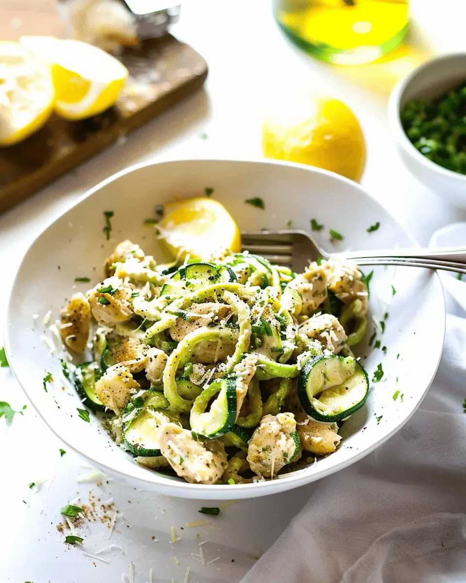 Creamy Zucchini Chicken Alfredo: Indulge in Homemade Comfort
