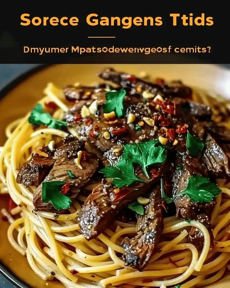 Sweet and Spicy Garlic Steak Pasta: A Delicious Twist on Comfort Food