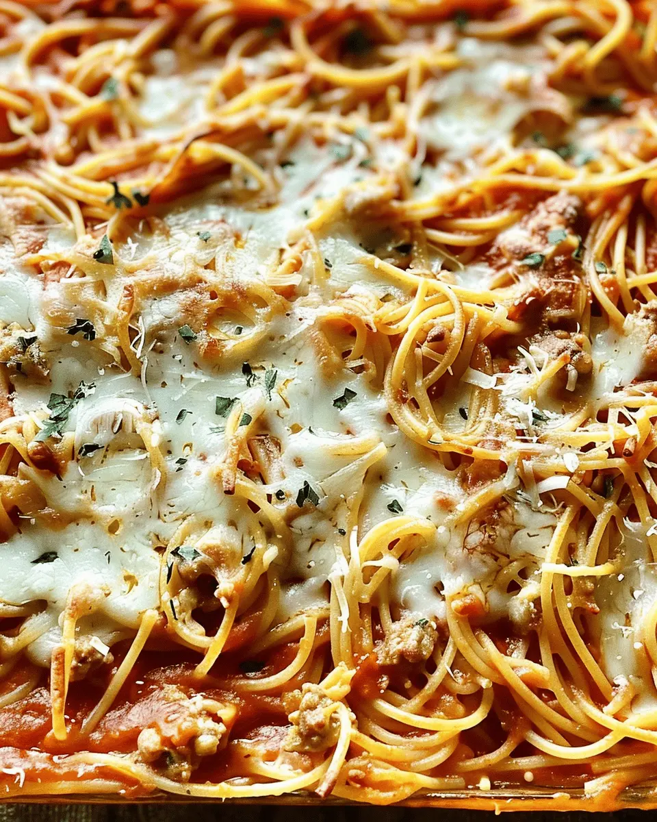 Baked Cream Cheese Spaghetti Casserole: Indulgent Turkey Bacon Twist