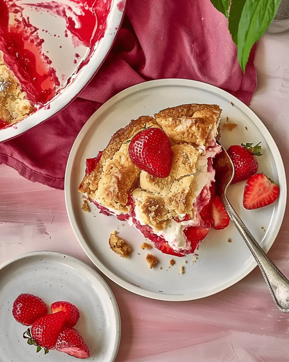 Strawberry Cheesecake Dump Cake: Easy, Indulgent Dessert Delight