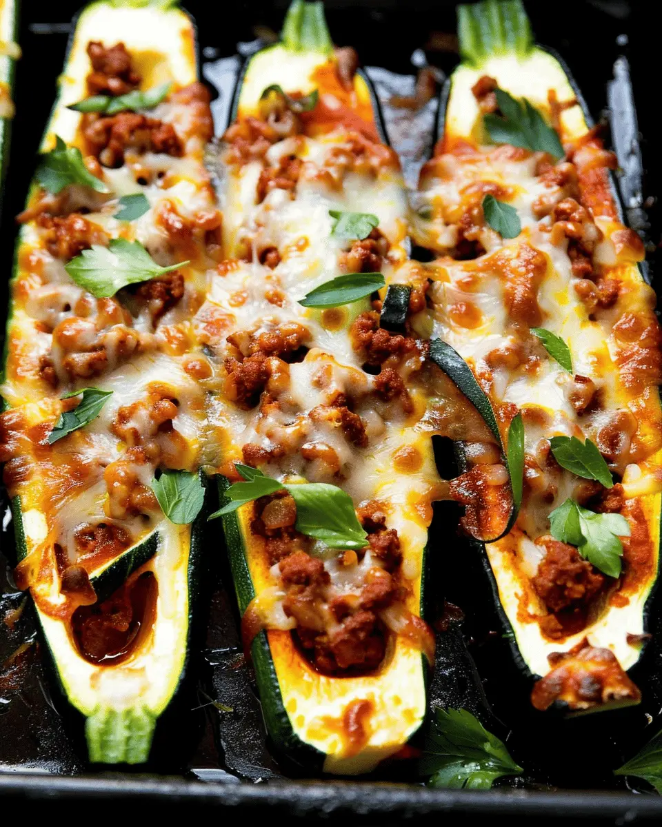 Easy Ground Beef Zucchini Boats: A Juicy Take on Comfort Food