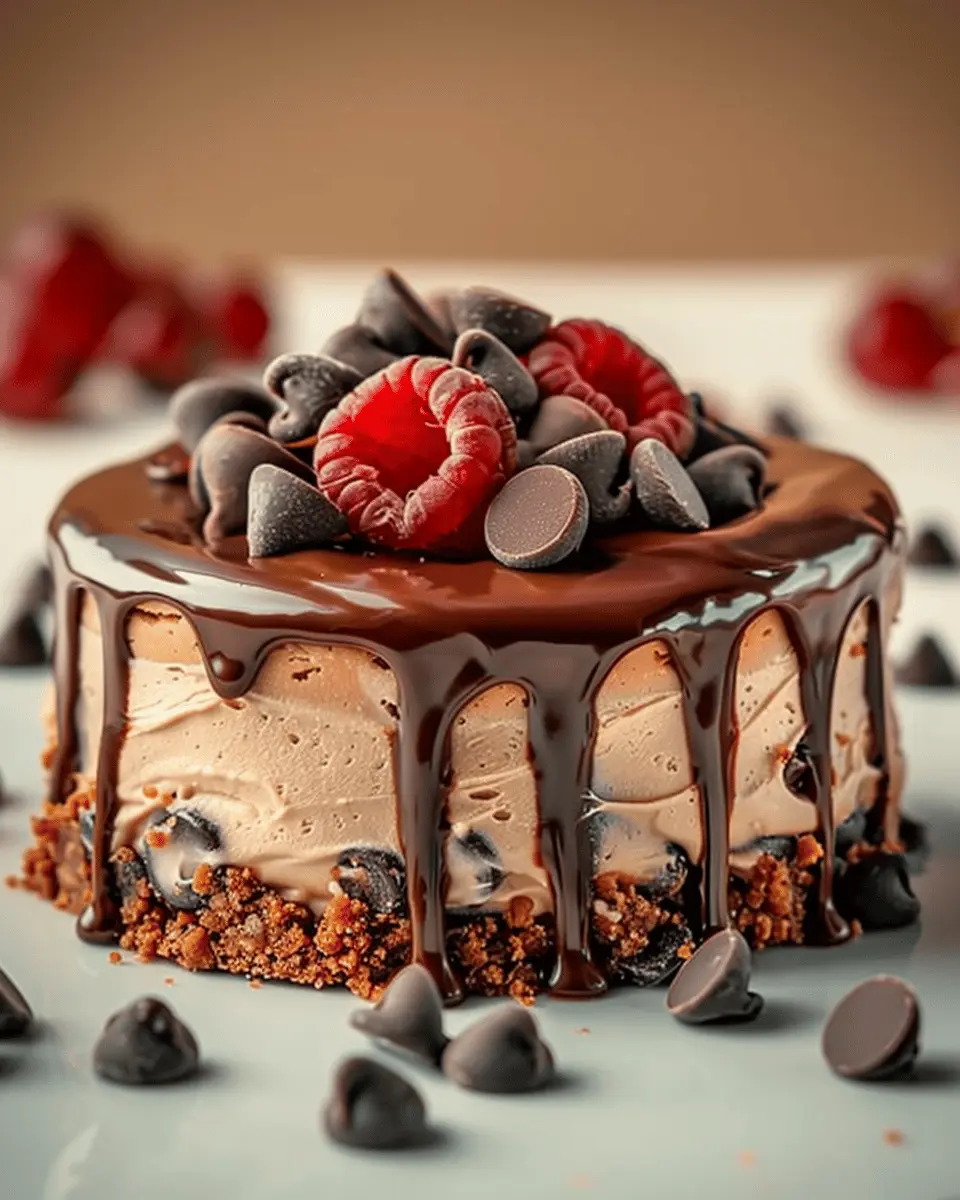 Irresistible Chocolate Chip Cookie Crust Cheesecake Delight at Home