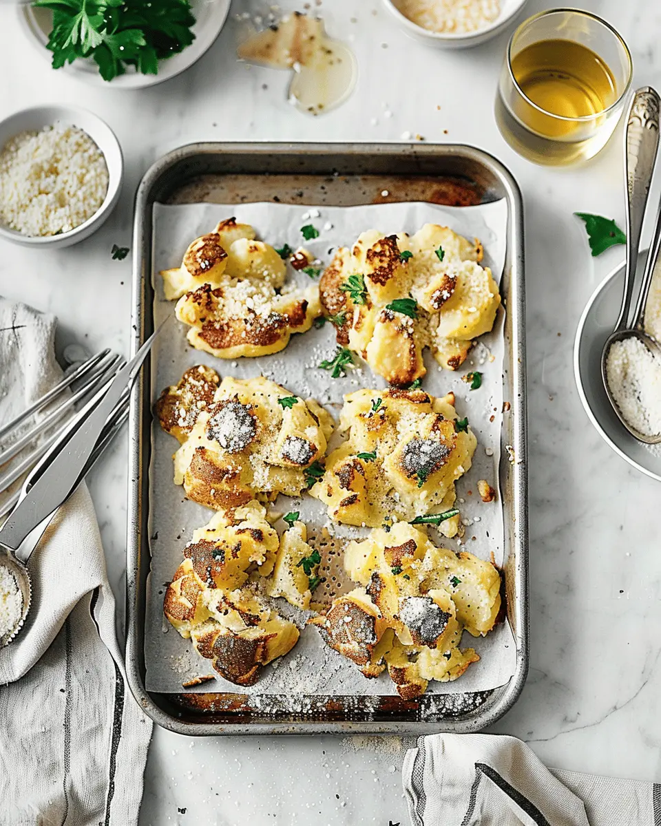 Smashed Potatoes: Easy, Crispy Delight with Turkey Bacon
