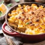 Decadent Oyster Mushroom Mac Cheese