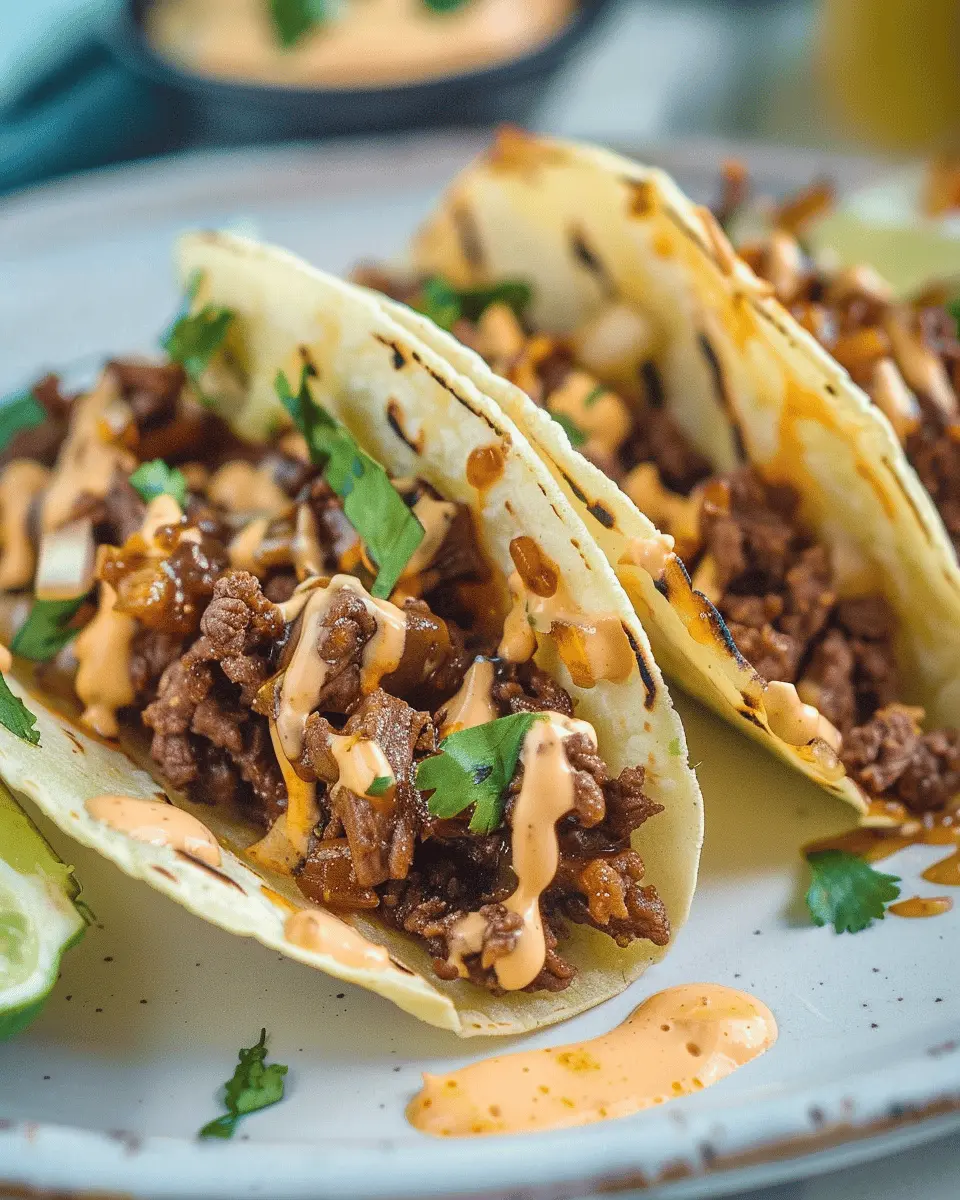 Garlic Butter Honey BBQ Beef Tacos: Easy, Flavor-Packed Delight