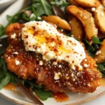Crispy Hot Honey Feta Chicken