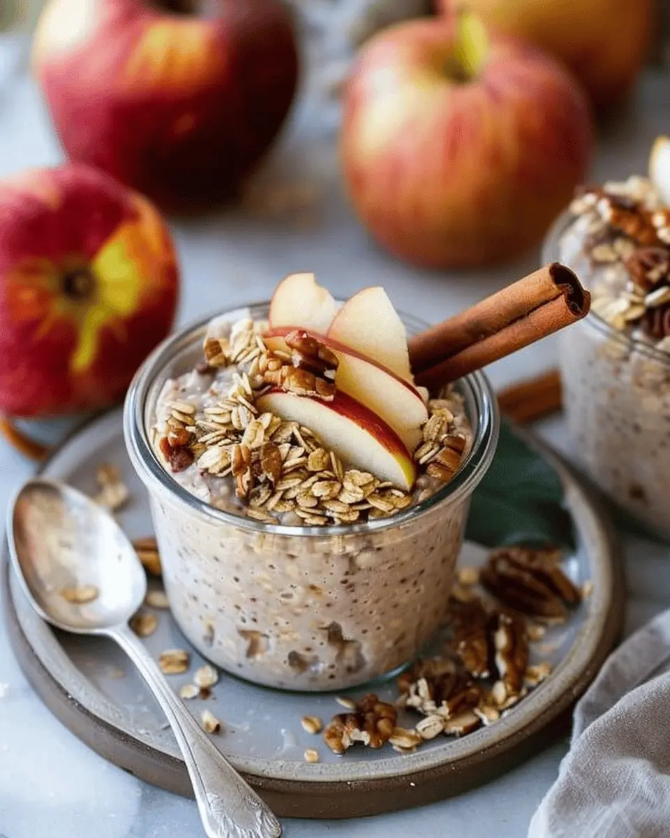 Apple Pie Overnight Oats: Easy and Delicious Morning Treat