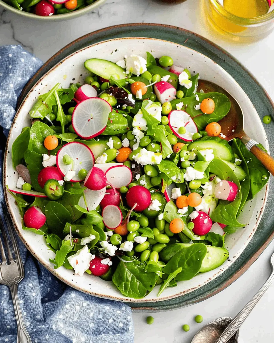 Bright Spring Salad: A Refreshing Twist with Turkey Bacon and Chicken Ham