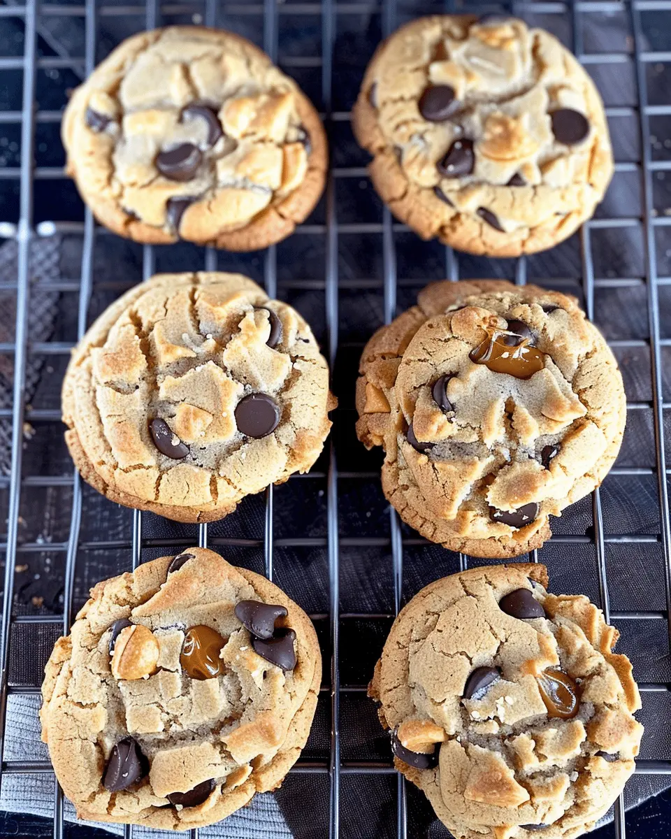 Caramel Peanut Butter Chocolate Chip Cookies: The Best Homemade Treat