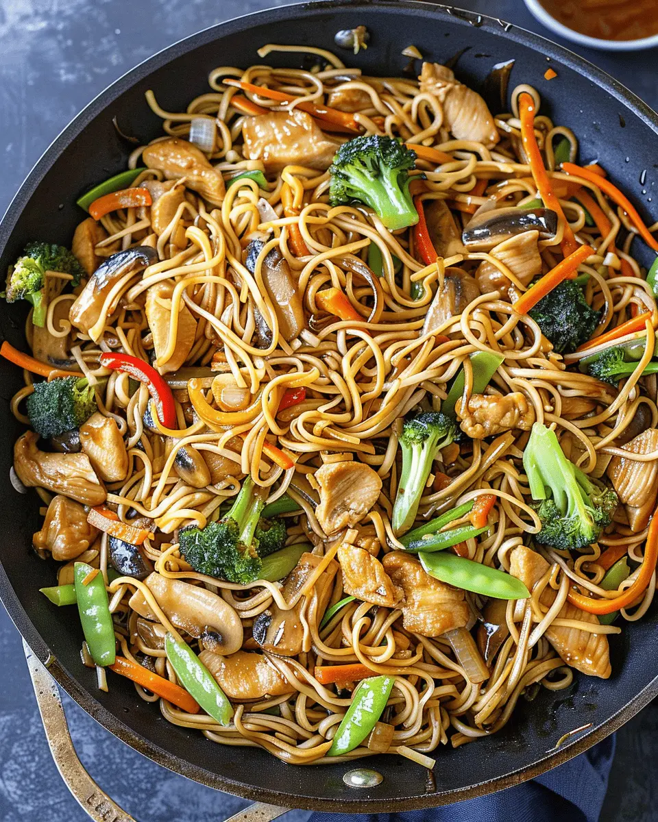Chicken Lo Mein One Pan: Easy Delight for Your Family Dinner