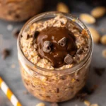 Chocolate Peanut Butter Overnight Oats