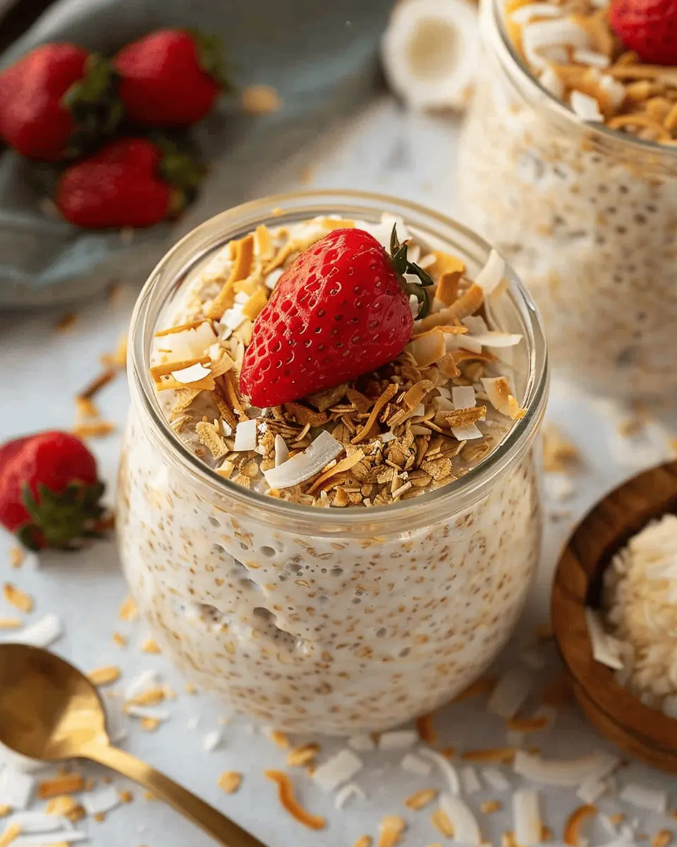Coconut Cream Pie Overnight Oats: Your Easy Breakfast Delight