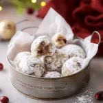 Cranberry Orange Snowball Cookies