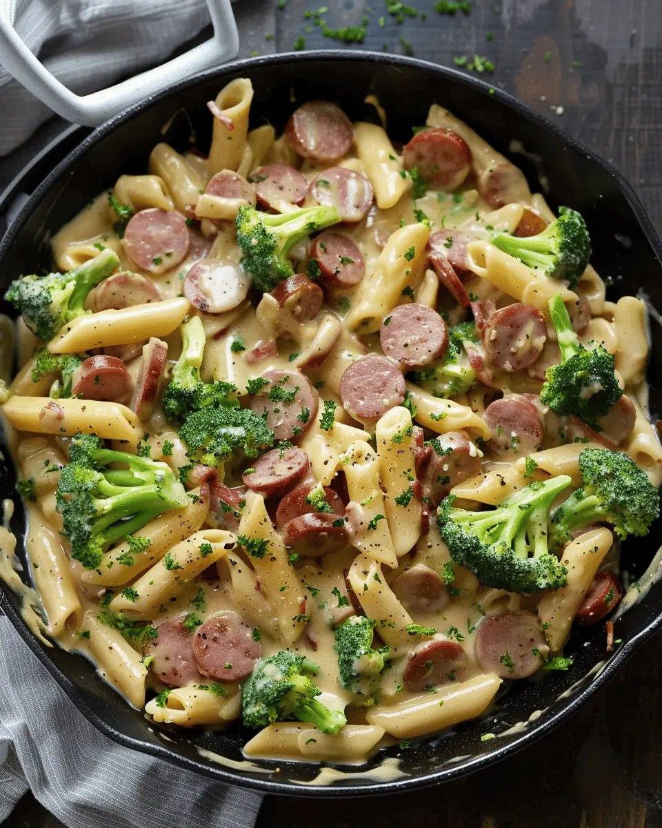 Creamy Kielbasa Broccoli Skillet: An Easy Weeknight Delight