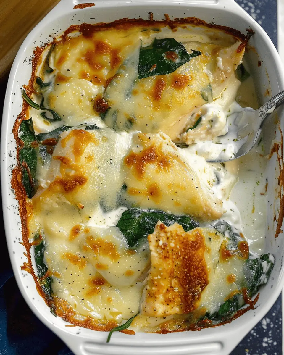 Creamy Spinach Chicken Casserole: Easy Comfort Food Delight
