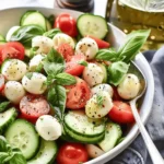 Cucumber Caprese Salad