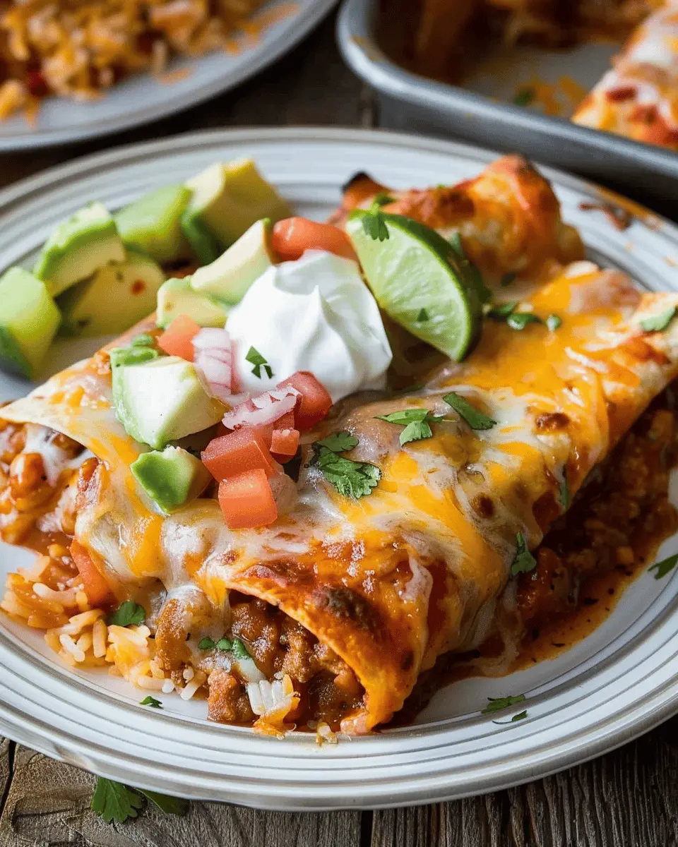 Easy Ground Beef Enchiladas: A Juicy Twist on a Classic Favorite