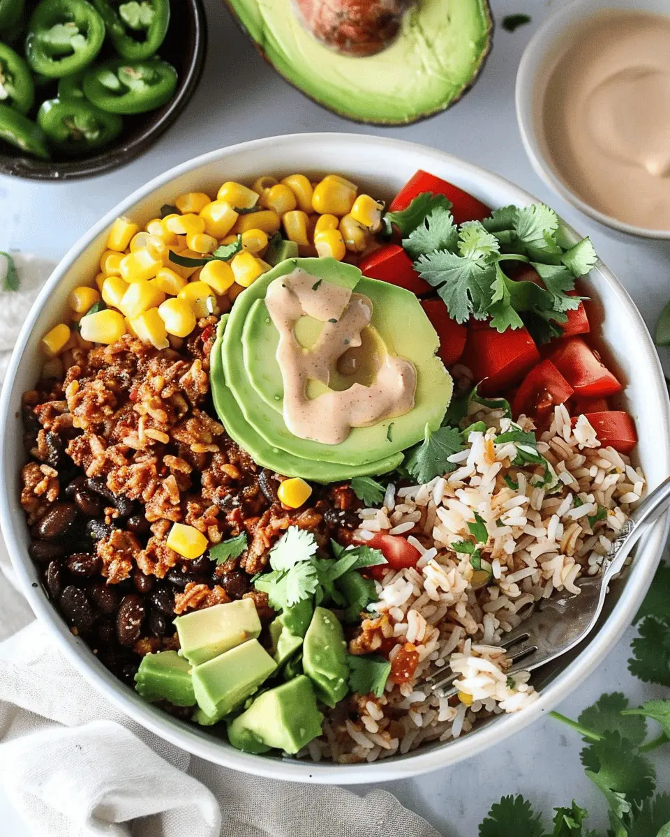 Easy Healthy Taco Rice Bowl: A Flavorful Twist with Turkey Bacon