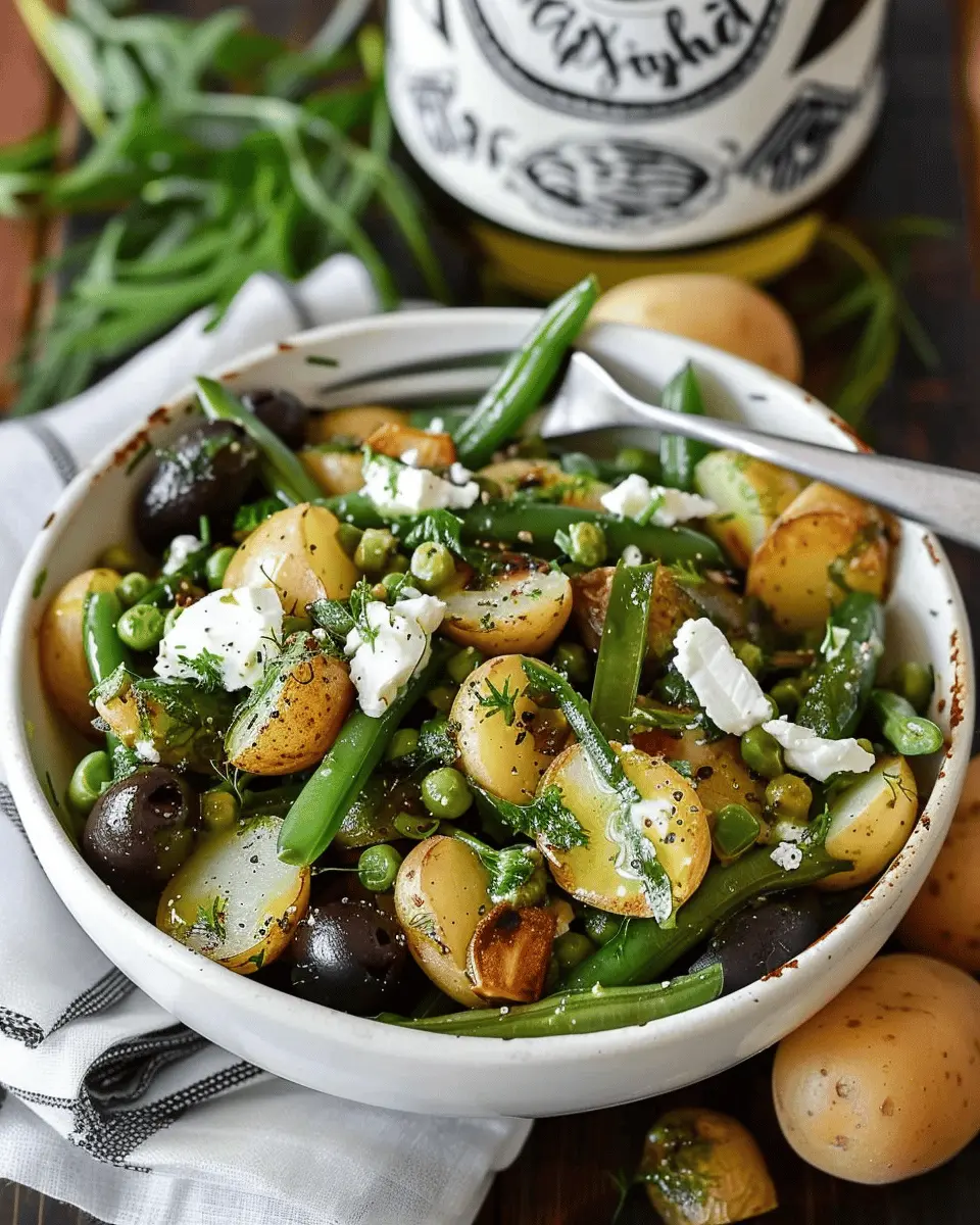French-Style Potato and Green Bean Salad with Turkey Bacon Delight