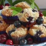 Fresh Cherry Muffins