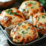 Garlic Parmesan Chicken Meatloaves