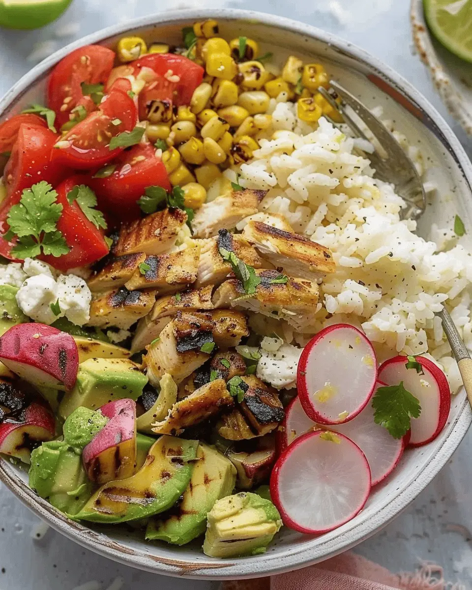 Grilled Chicken Summer Rice Bowls: Easy and Flavorful Delight