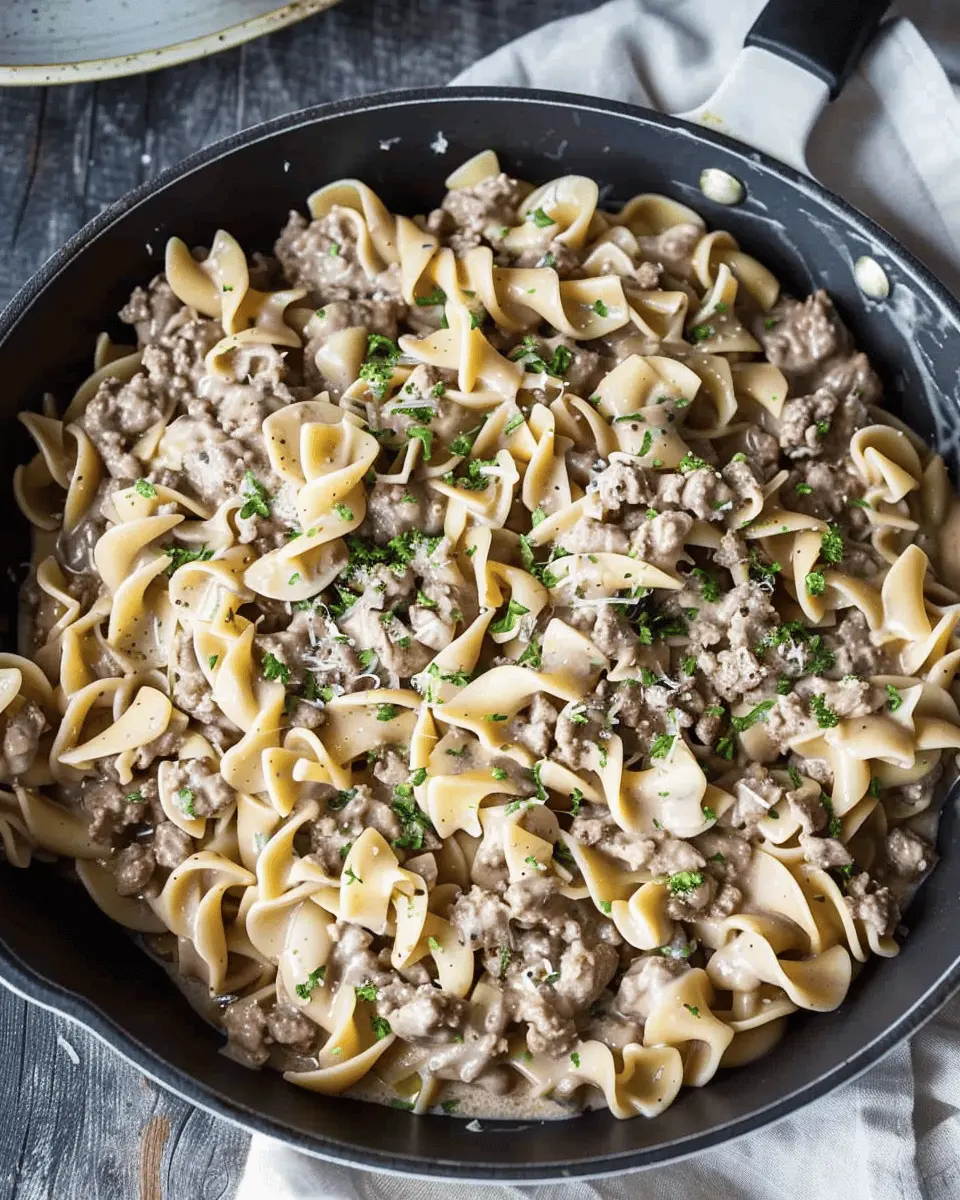 Ground Beef Stroganoff Recipe: Easy Comfort Food with a Twist