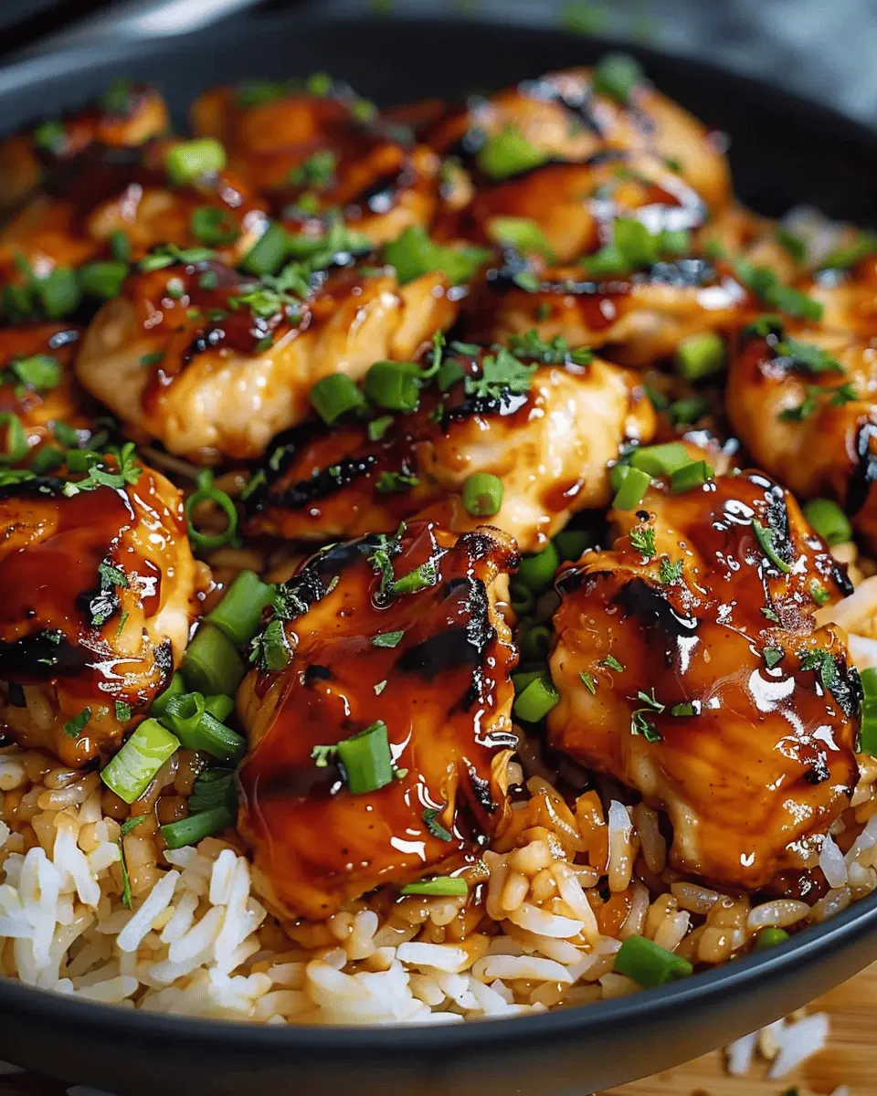 Honey BBQ Chicken Rice: Easy Recipe for a Flavorful Dinner