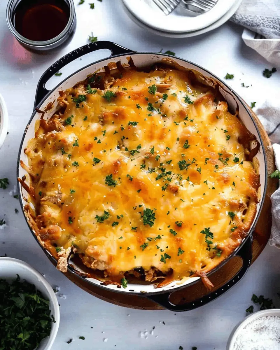 Keto Chicken Casserole: Easy Turkey Bacon Comfort Food Delight