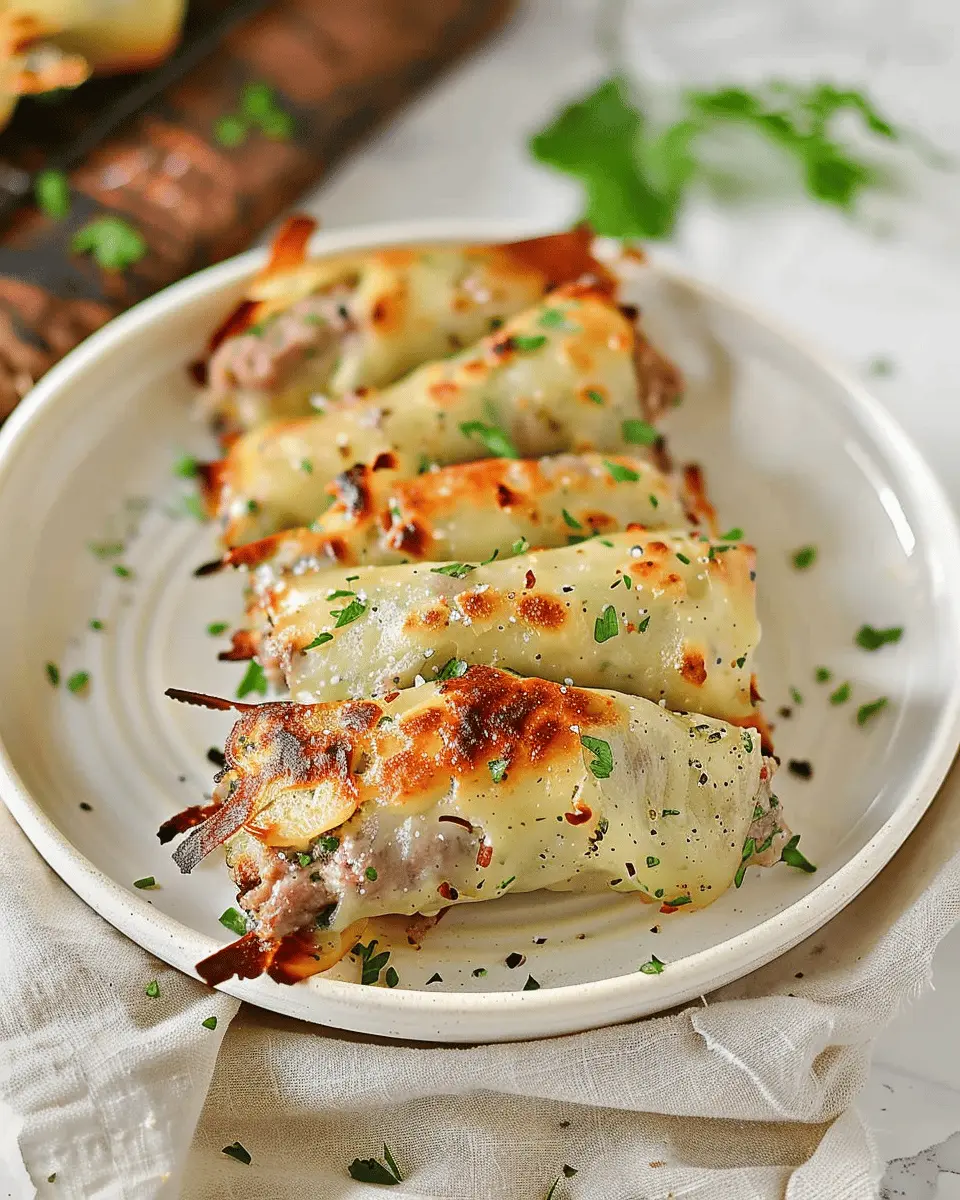 Keto Philly Cheesesteak Roll Ups: Easy Turkey Bacon Delight