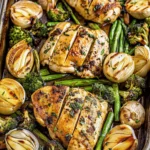 Sheet Pan Garlic Butter Chicken Meal